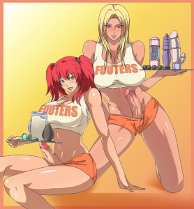 Futanari hooters