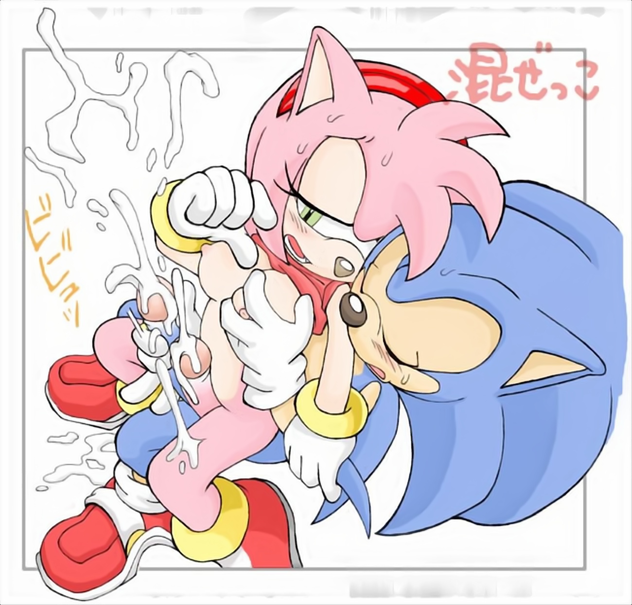 Sonic fucks futa Amy Rose | Hentai Futanari Porn