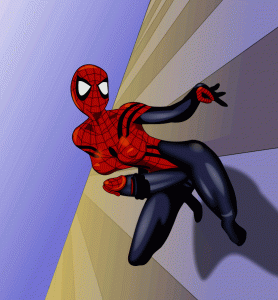 Spiderwoman futanari shoots her web