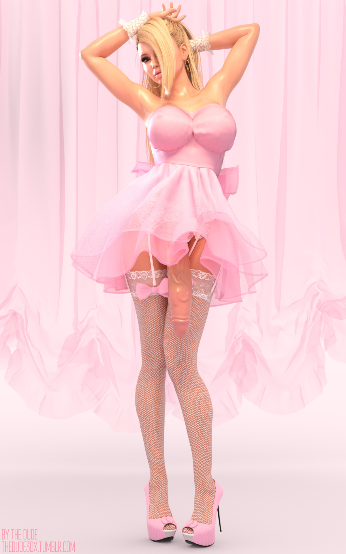 Pink Princess Porn - Pink-Princess-futa-models-by-thedude3dx02 | Hentai Futanari Porn